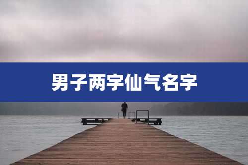 男子两字仙气名字