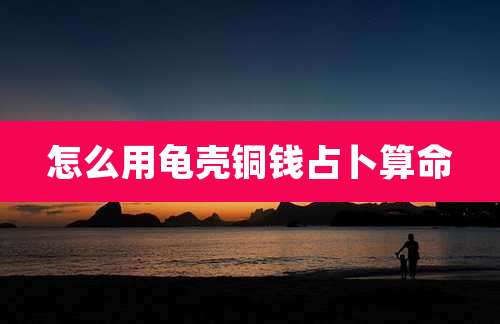 怎么用龟壳铜钱占卜算命