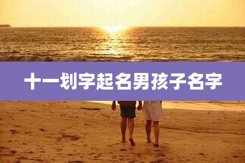 十一划字起名男孩子名字