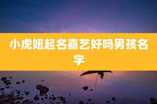 小虎妞起名嘉艺好吗男孩名字
