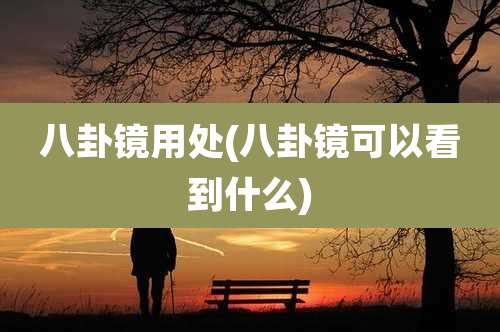 八卦镜用处(八卦镜可以看到什么)