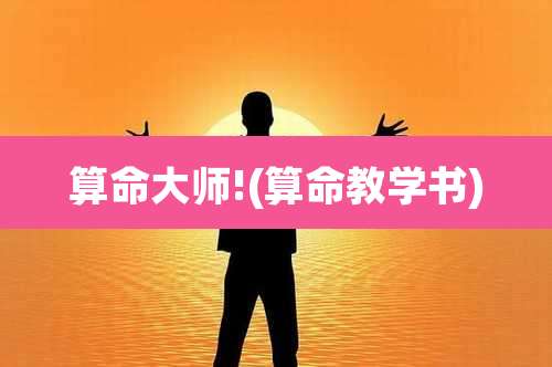 算命大师!(算命教学书)