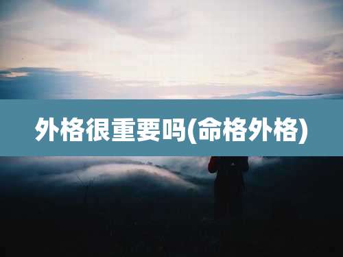 外格很重要吗(命格外格)