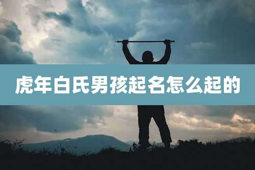 虎年白氏男孩起名怎么起的