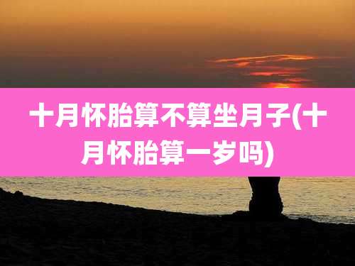 十月怀胎算不算坐月子(十月怀胎算一岁吗)