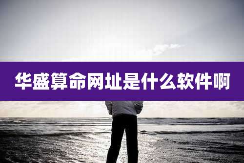 华盛算命网址是什么软件啊