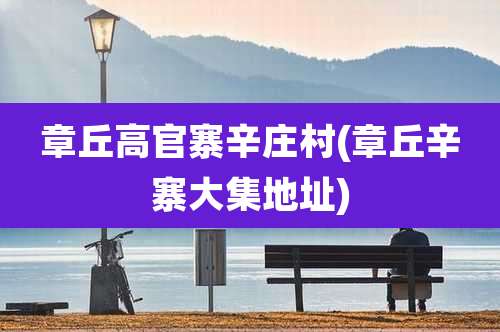 章丘高官寨辛庄村(章丘辛寨大集地址)