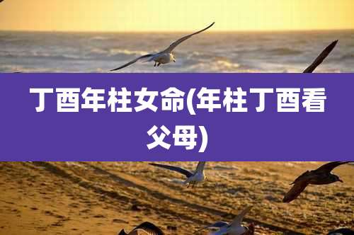 丁酉年柱女命(年柱丁酉看父母)