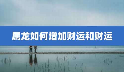 属龙如何增加财运和财运