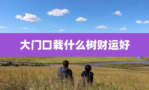 大门口栽什么树财运好