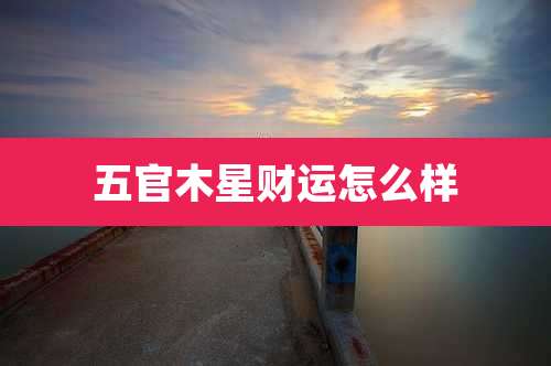 五官木星财运怎么样