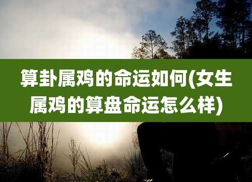 算卦属鸡的命运如何(女生属鸡的算盘命运怎么样)