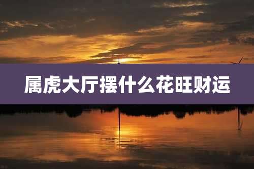 属虎大厅摆什么花旺财运