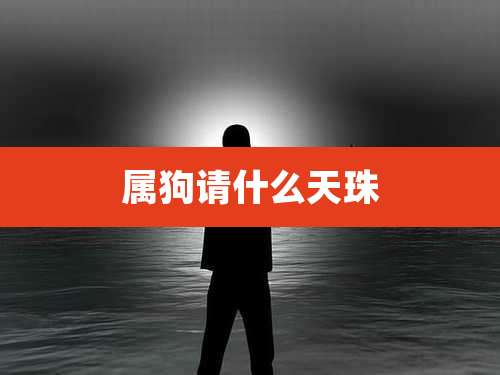 属狗请什么天珠