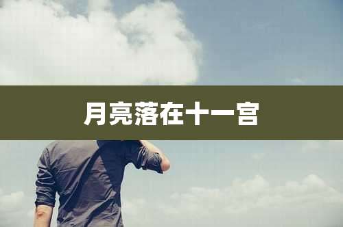 月亮落在十一宫