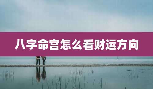 八字命宫怎么看财运方向