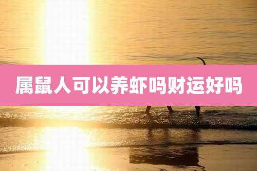 属鼠人可以养虾吗财运好吗