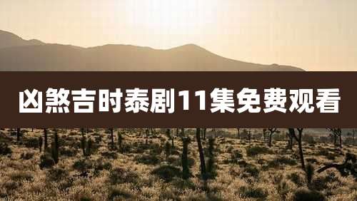 凶煞吉时泰剧11集免费观看