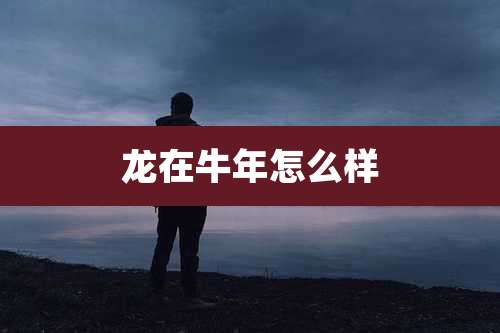 龙在牛年怎么样