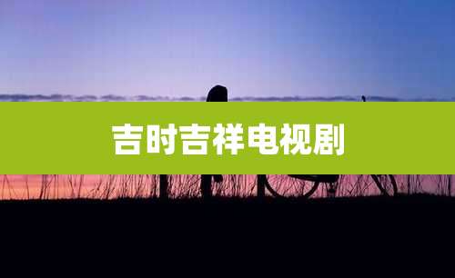 吉时吉祥电视剧