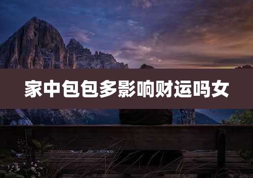 家中包包多影响财运吗女