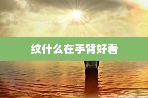 纹什么在手臂好看