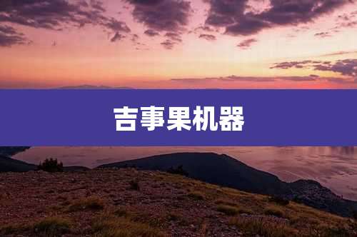 吉事果机器