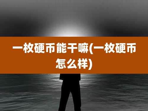 一枚硬币能干嘛(一枚硬币怎么样)