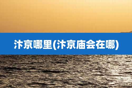 汴京哪里(汴京庙会在哪)