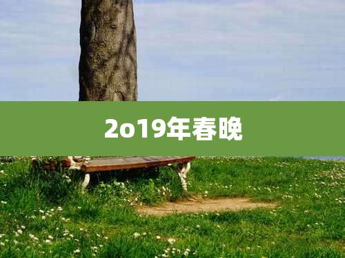 2o19年春晚