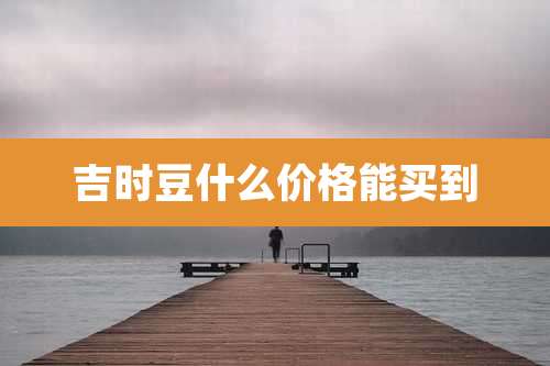 吉时豆什么价格能买到