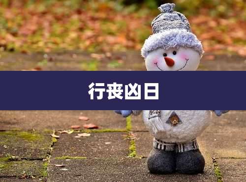 行丧凶日