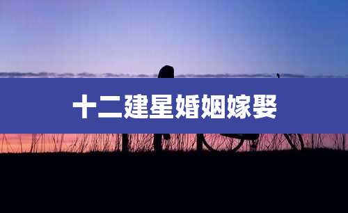 十二建星婚姻嫁娶