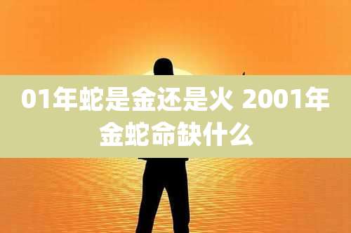 01年蛇是金还是火 2001年金蛇命缺什么
