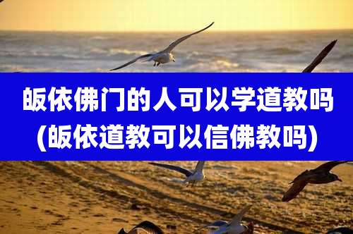 皈依佛门的人可以学道教吗(皈依道教可以信佛教吗)