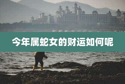 今年属蛇女的财运如何呢