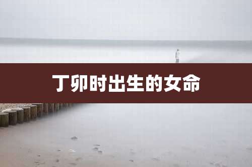 丁卯时出生的女命