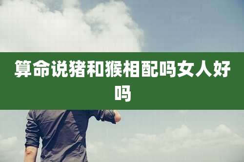 算命说猪和猴相配吗女人好吗