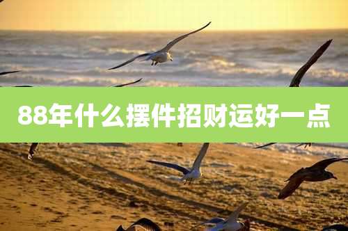 88年什么摆件招财运好一点