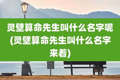 灵壁算命先生叫什么名字呢(灵壁算命先生叫什么名字来着)