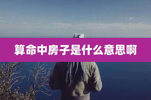 算命中房子是什么意思啊
