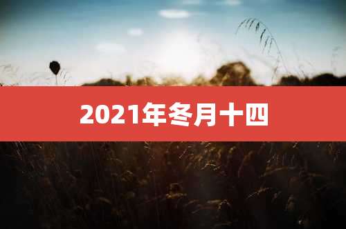 2021年冬月十四