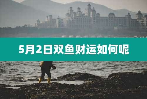 5月2日双鱼财运如何呢