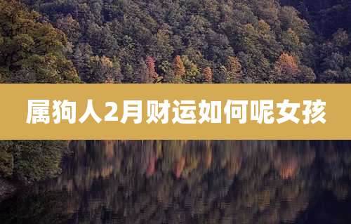 属狗人2月财运如何呢女孩