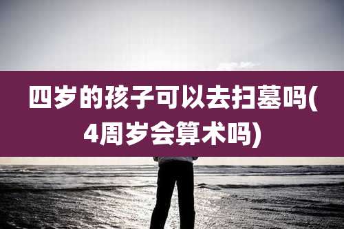 四岁的孩子可以去扫墓吗(4周岁会算术吗)