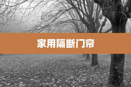 家用隔断门帘