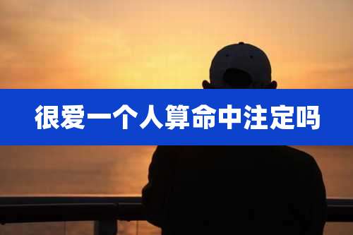 很爱一个人算命中注定吗