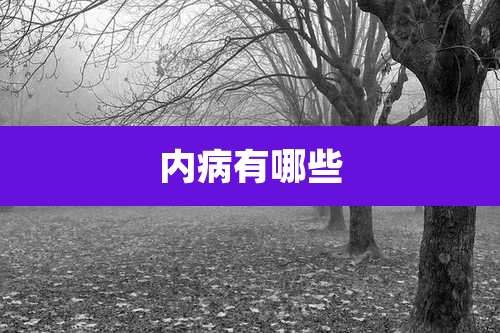 内病有哪些