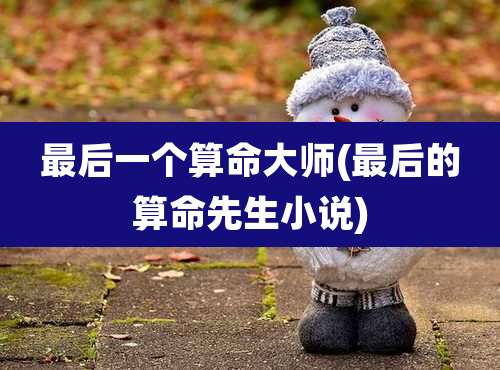 最后一个算命大师(最后的算命先生小说)