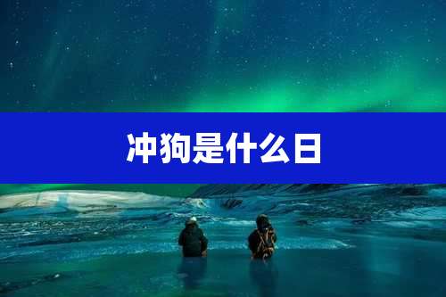 冲狗是什么日